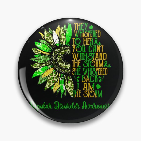 Item preview, I Am The Storm Sunflower Leopard Bipolar Disorder Awareness designed and sold by rechardtee.