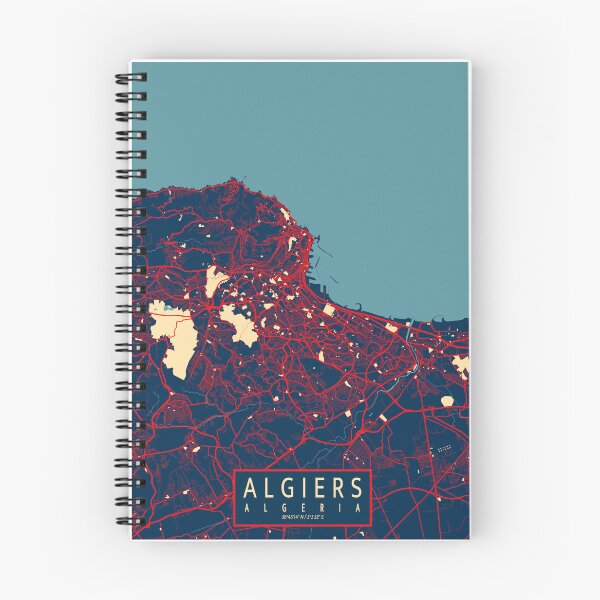 Item preview, Algiers City Map of Algeria - Hope designed and sold by deMAP.