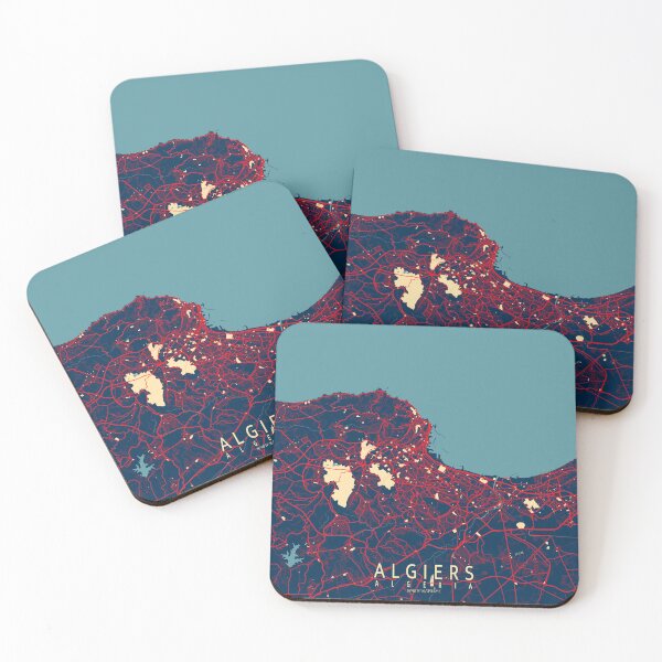 Item preview, Algiers City Map of Algeria - Hope designed and sold by deMAP.