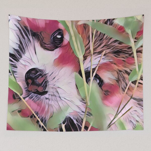Item preview, Red Panda Abstract Realism Design designed and sold by Heathermarie321.