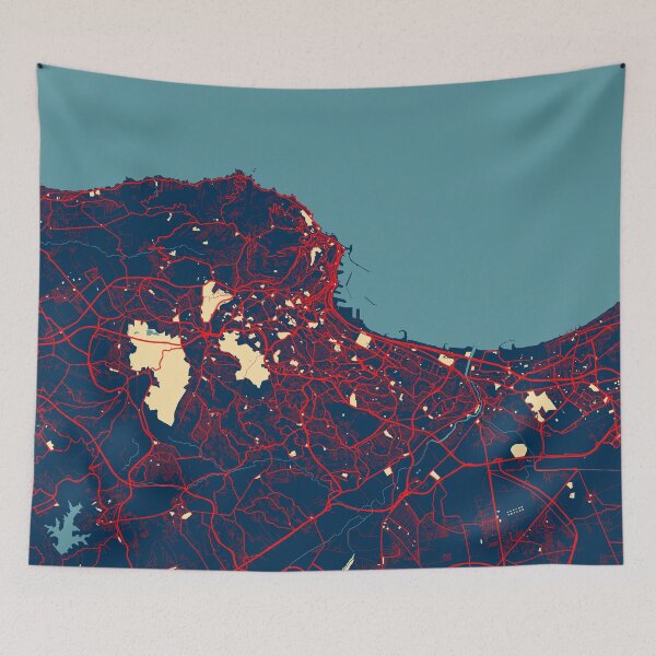 Item preview, Algiers City Map of Algeria - Hope designed and sold by deMAP.