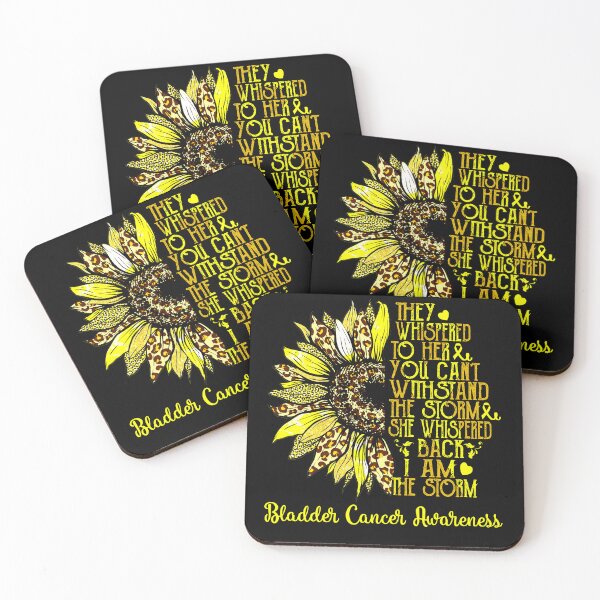 Item preview, I Am The Storm Sunflower Leopard Bladder Cancer Awareness designed and sold by rechardtee.