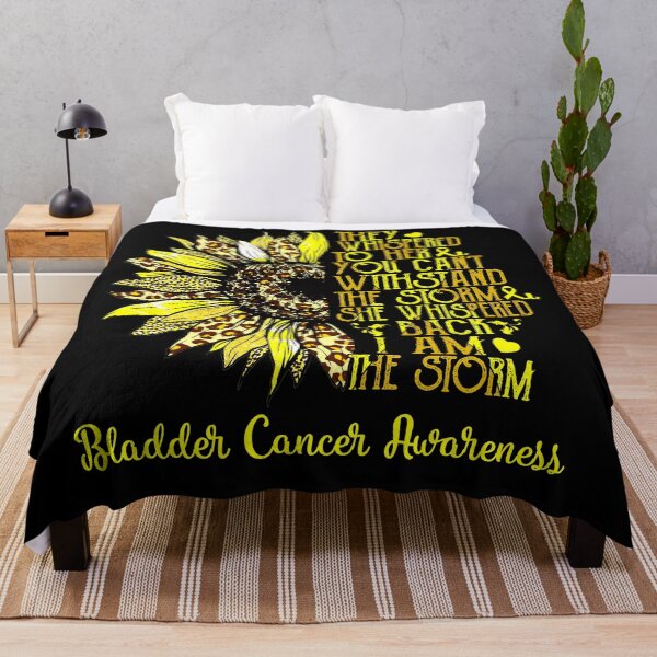 Item preview, I Am The Storm Sunflower Leopard Bladder Cancer Awareness designed and sold by rechardtee.