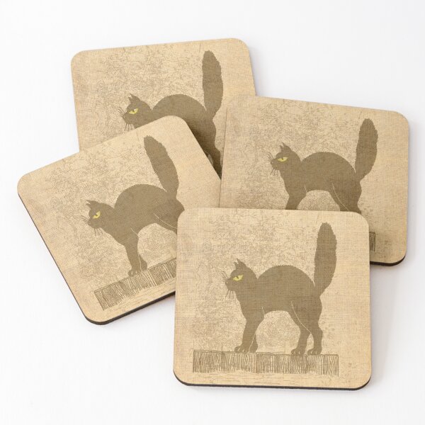 Item preview, Black cat appreciation day, black cat art for black cat lovers and cat owners designed and sold by haRexia.