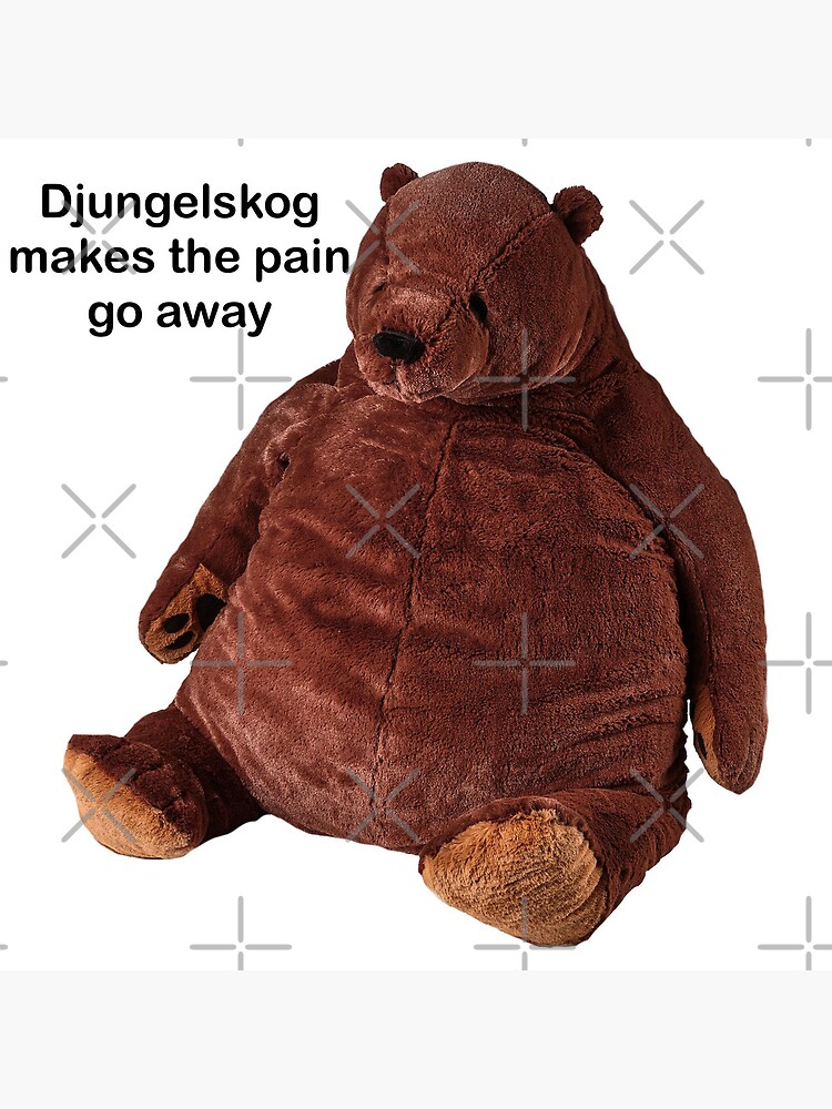 ikea djungelskog bear Greeting Card for Sale by hatchiart