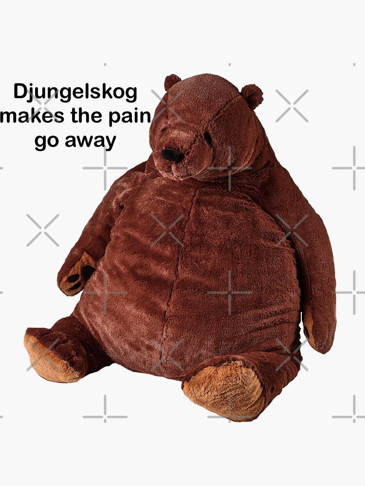 Djungelskog, pain Sticker for Sale by b1221
