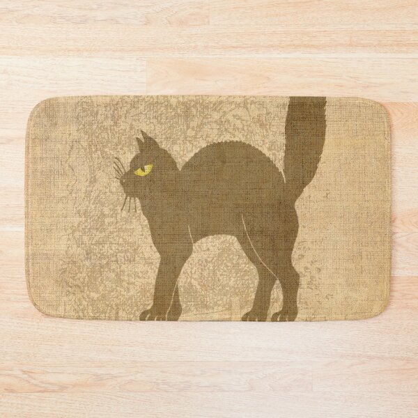 Item preview, Black cat appreciation day, black cat art for black cat lovers and cat owners designed and sold by haRexia.