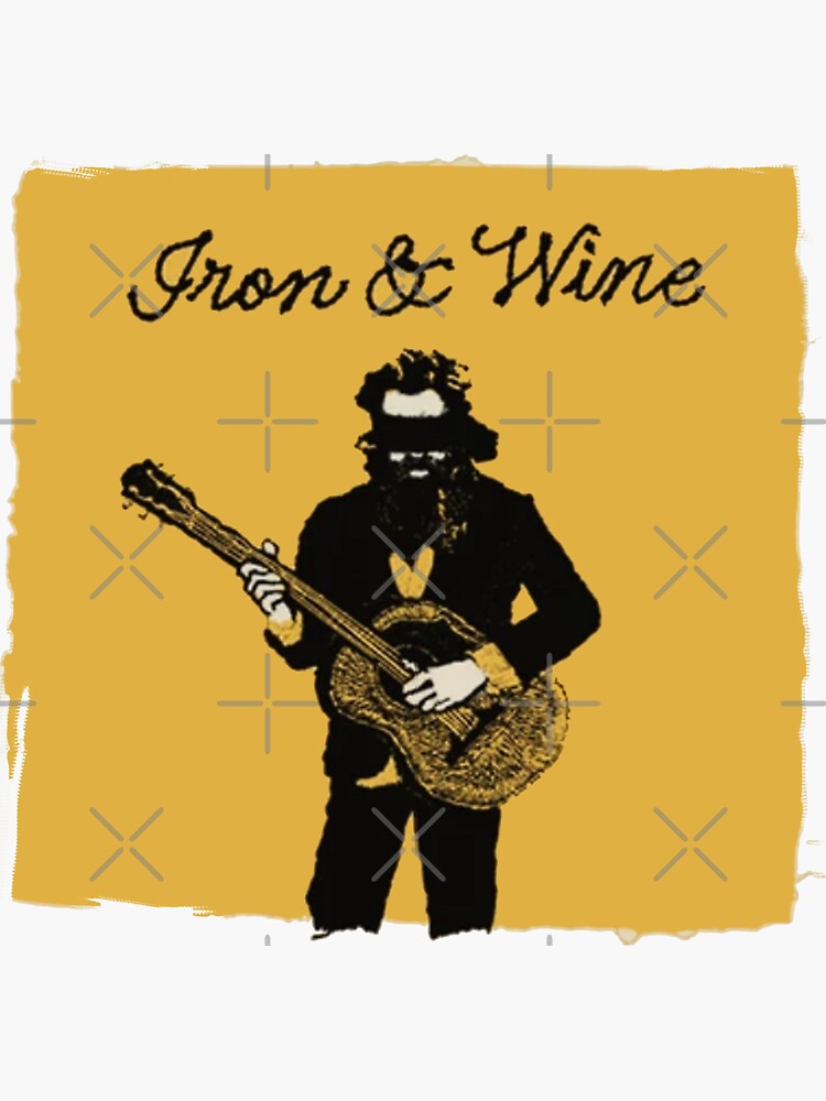 "Iron and Wine Epic Beast raw print, for the amazing indie rock