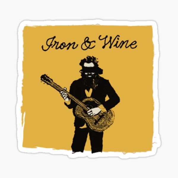 "Iron and Wine Epic Beast raw print, for the amazing indie rock