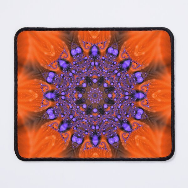 Item preview, Purpley Orange Julius Fractal designed and sold by Mandala Magic by OM.