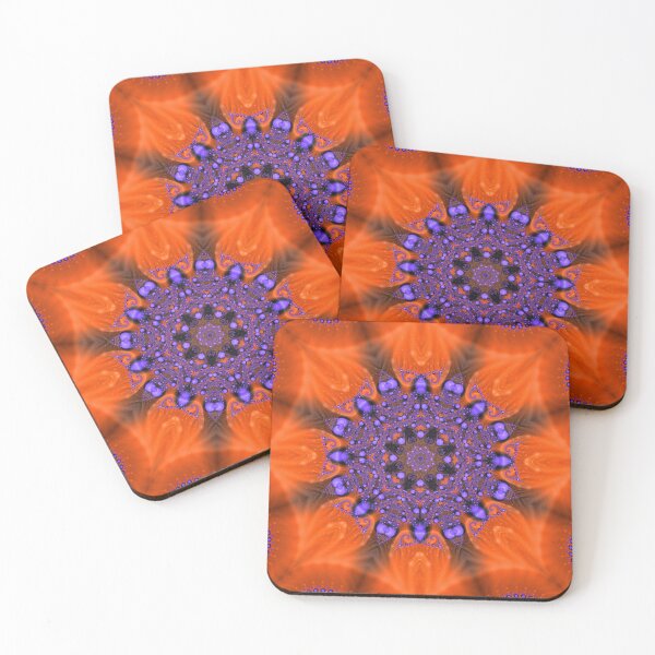 Item preview, Purpley Orange Julius Fractal designed and sold by Mandala Magic by OM.