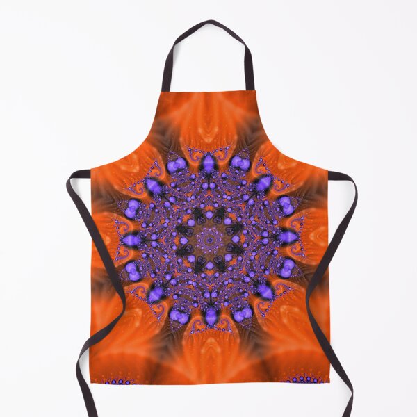 Item preview, Purpley Orange Julius Fractal designed and sold by Mandala Magic by OM.