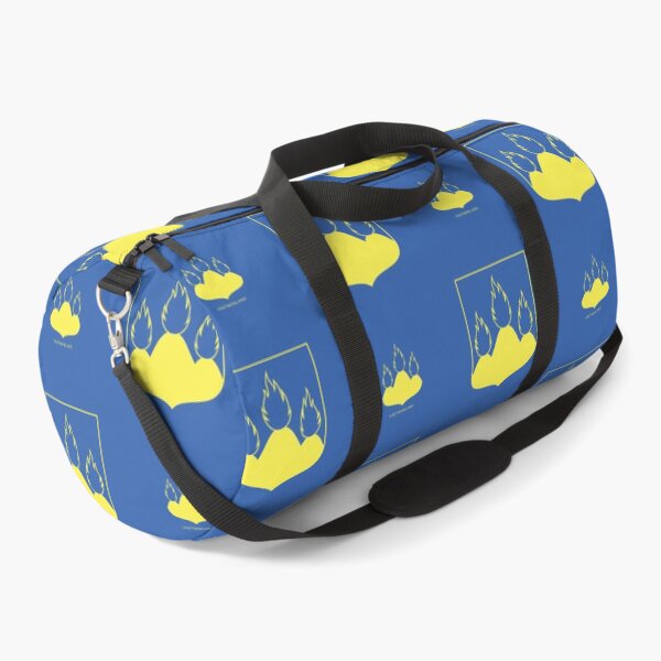 Item preview, Montaña de fuego de Västmanland, patrón azul y amarillo (paisaje de Suecia/Svenska) designed and sold by Landskapsbutiken .com.