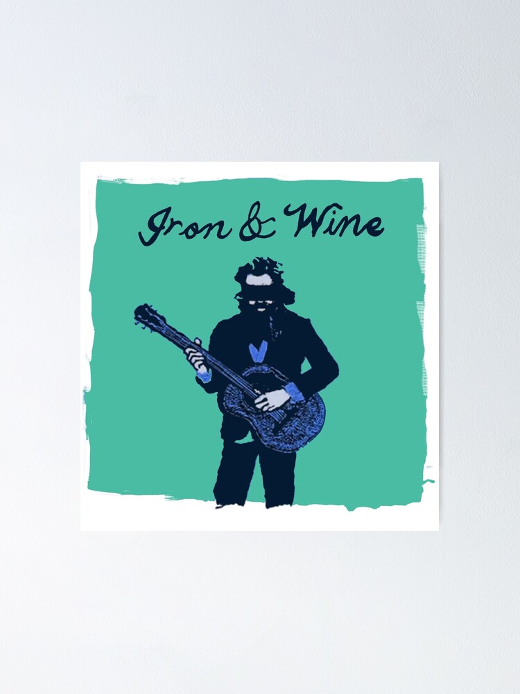 "Iron and Wine Epic Beast raw print, for the amazing indie rock