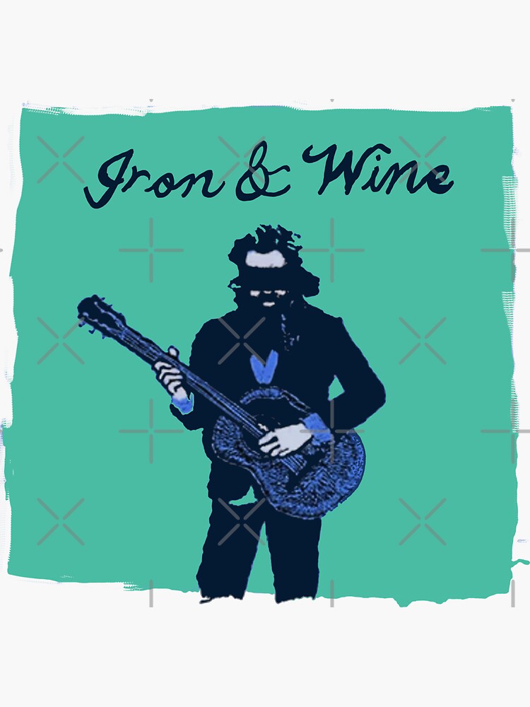 "Iron and Wine Epic Beast raw print, for the amazing indie rock