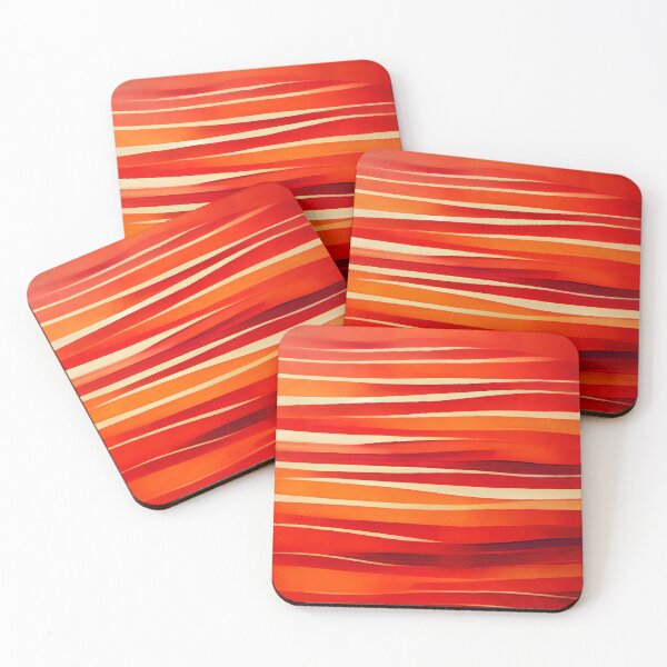 Item preview, Red Orange Waves designed and sold by samjoule.
