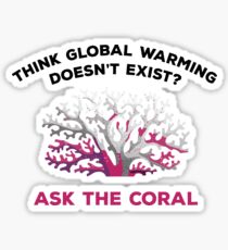 Coral Bleaching Sticker