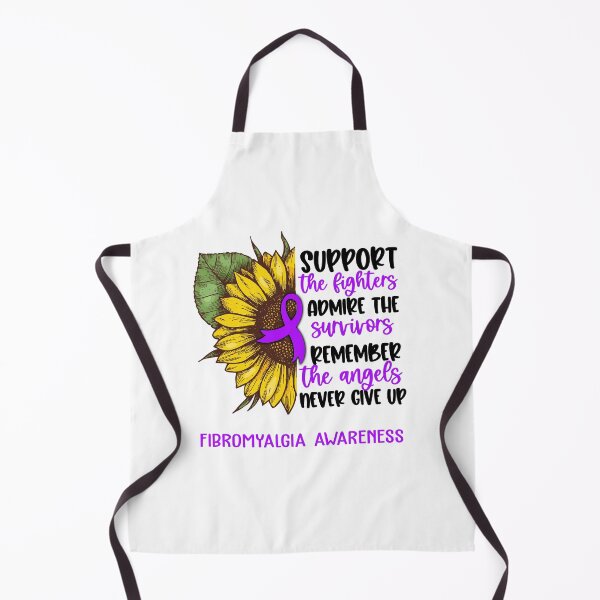 Item preview, Fibromyalgia Awareness - Support the Fighters Admire the Survivors Remember the Angels Never Give Up designed and sold by whlrcheryl.