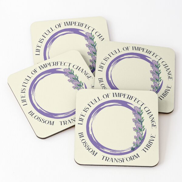 Item preview, Life is Full of Imperfect Change - Blossom, Transform, and Thrive designed and sold by ShopWithLeslie.