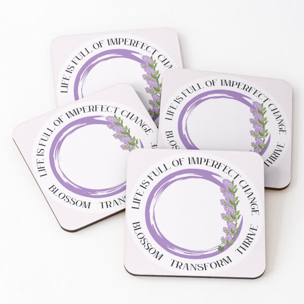 Item preview, Life is Full of Imperfect Change - Blossom, Transform, and Thrive designed and sold by ShopWithLeslie.