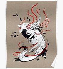 Okami Amaterasu RIBBONS Poster