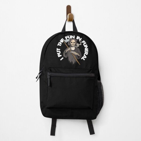 Item preview, I Put The Fun In Funeral Grim Reaper Dark Humor designed and sold by Alladin7.