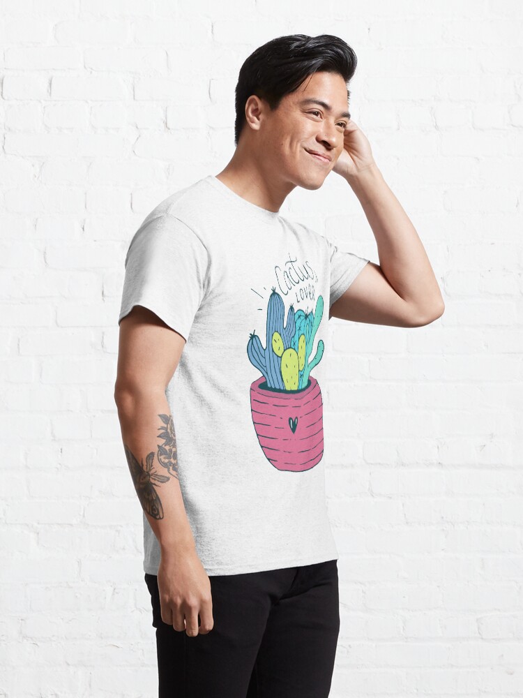 Alternate view of Cactus Lover Pink - Home sweet home Classic T-Shirt