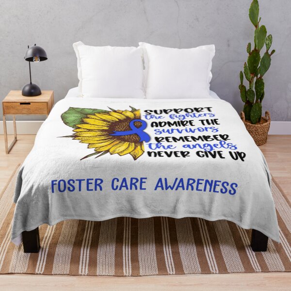 Item preview, Foster Care Awareness - Support the Fighters Admire the Survivors Remember the Angels Never Give Up designed and sold by whlrcheryl.