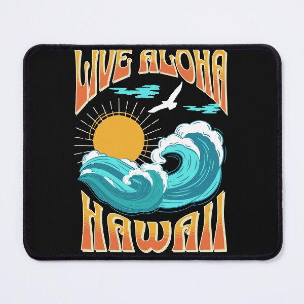 Item preview, Live Aloha Hawaii Beach Wave Tropical Surf designed and sold by FreeSpiritAloha.