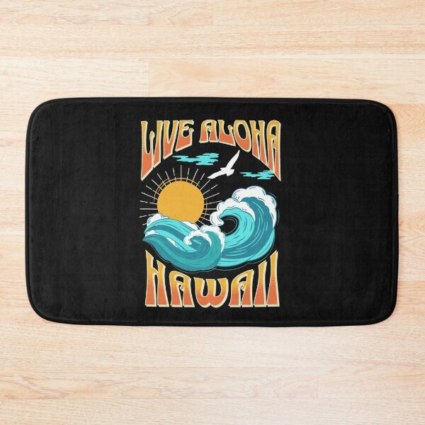 Item preview, Live Aloha Hawaii Beach Wave Tropical Surf designed and sold by FreeSpiritAloha.