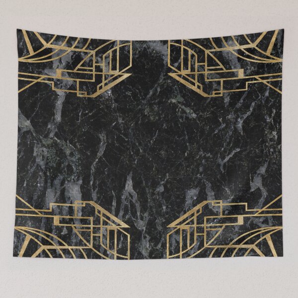 Item preview, Elegant Marble - Art Deco Noir designed and sold by marbleco.