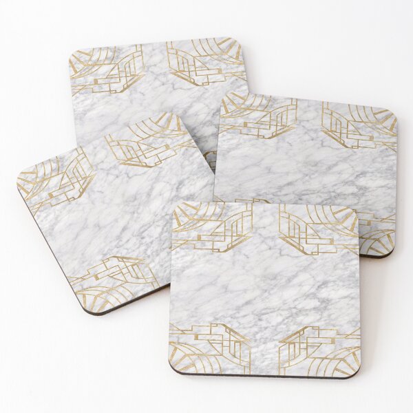Item preview, Elegant Marble - Art Deco Blanc designed and sold by marbleco.