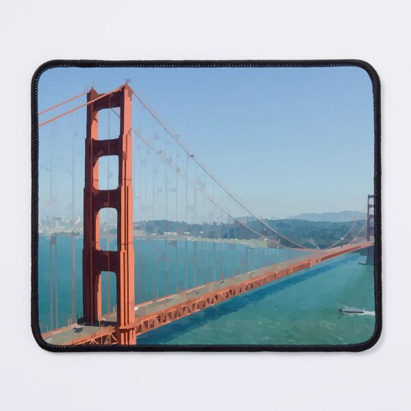 Item preview, Golden Gate Bridge - Watercolor Style designed and sold by WWWC2288.