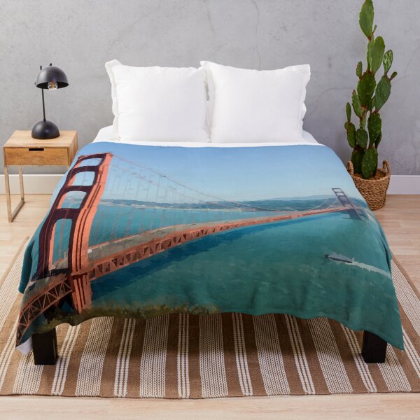 Item preview, Golden Gate Bridge - Watercolor Style designed and sold by WWWC2288.