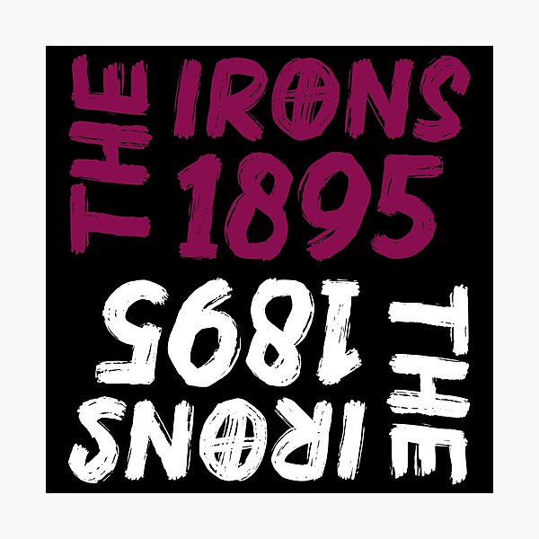 Item preview, The Irons 1895 designed and sold by TRIMERCH.