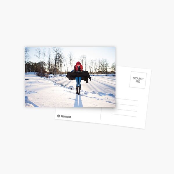 Project L: Winter wonderland Postcard