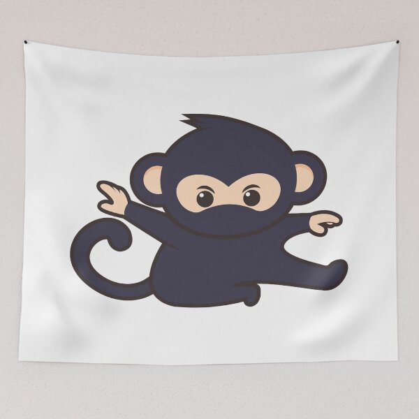 Item preview, Ninja clipart monkey designed and sold by brendanre.
