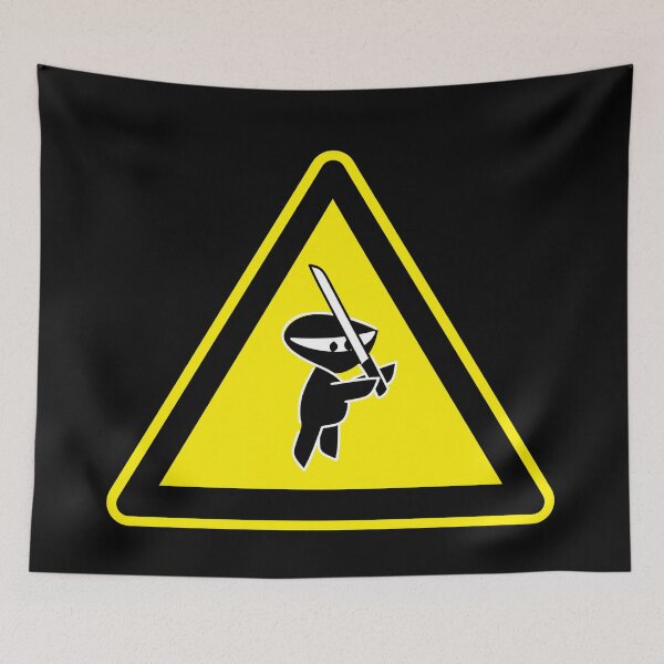 Item preview, Ninja clipart warning designed and sold by brendanre.
