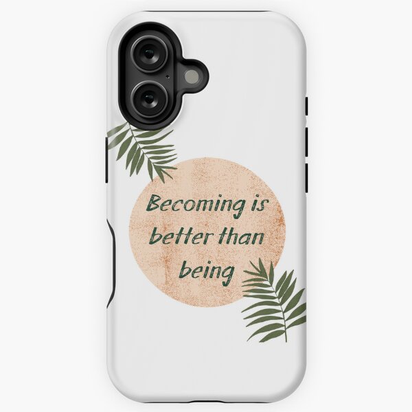 Item preview, Becoming is better than being, affirmations, mental health, self care designed and sold by Mindhub.