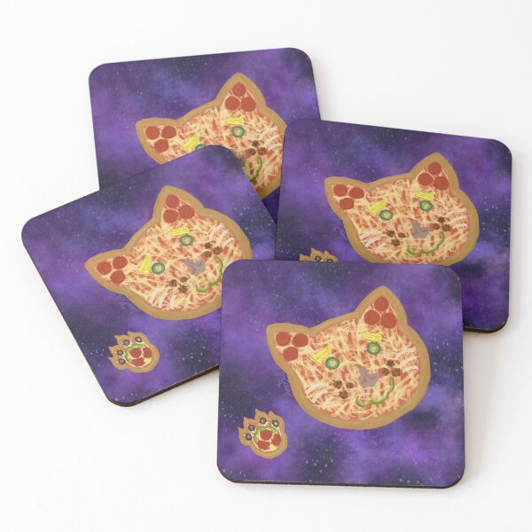 Item preview, Cat pizza in space designed and sold by Lunalovett34.