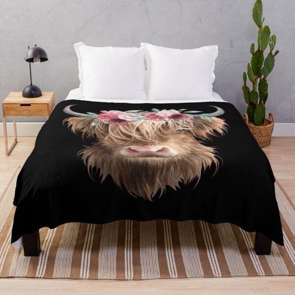 Item preview, Highland Cow Painting designed and sold by unusedbandwidth.