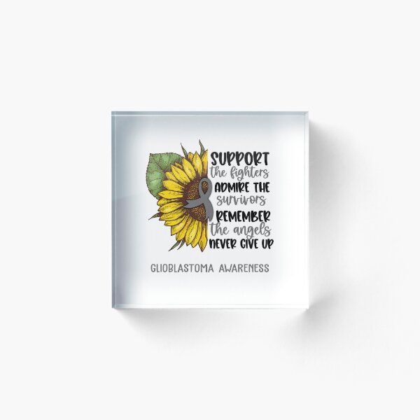 Item preview, Glioblastoma Awareness - Support the Fighters Admire the Survivors Remember the Angels Never Give Up designed and sold by whlrcheryl.