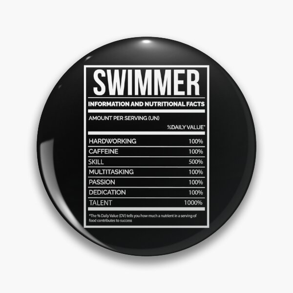 Item preview, Swimmer Funny Swimming Nutrition Label For Women Classic T-Shirt designed and sold by flvbelgrace.