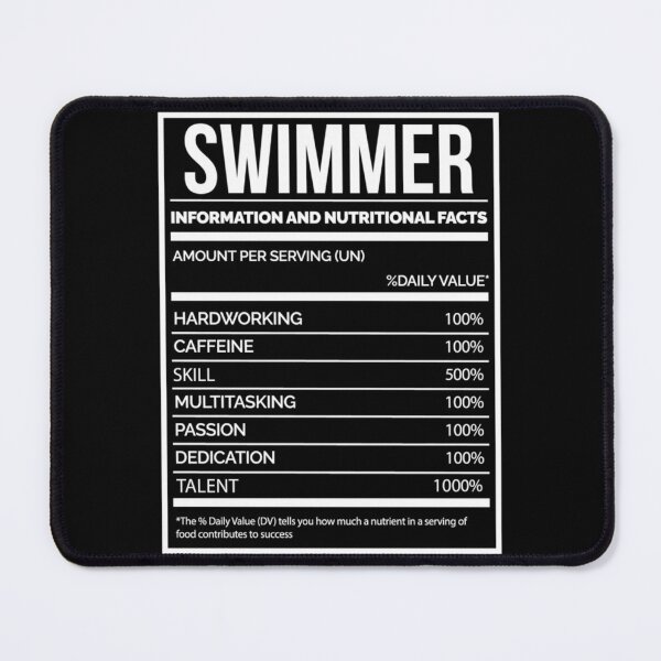 Item preview, Swimmer Funny Swimming Nutrition Label For Women Classic T-Shirt designed and sold by flvbelgrace.