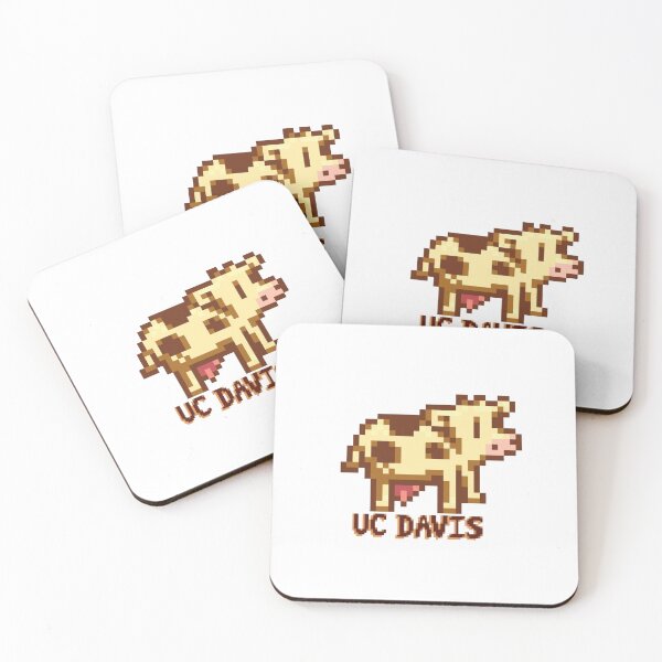 Item preview, UC Davis Stardew Valley Cow designed and sold by safiahasan.