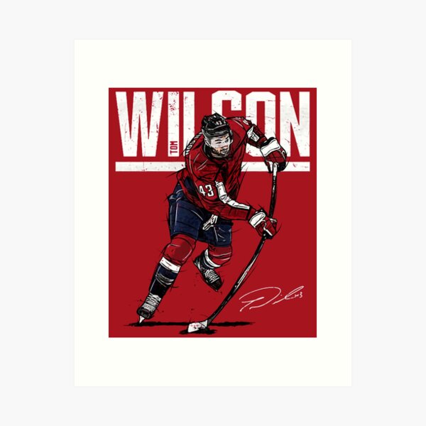 NHL Men's Washington Capitals Tom Wilson #43 Red Player T-Shirt