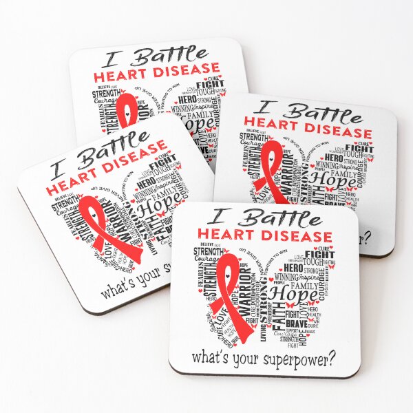 Item preview, Heart Disease Warrior - I Battle Heart Disease What is your Superpower? designed and sold by KirstybShop.
