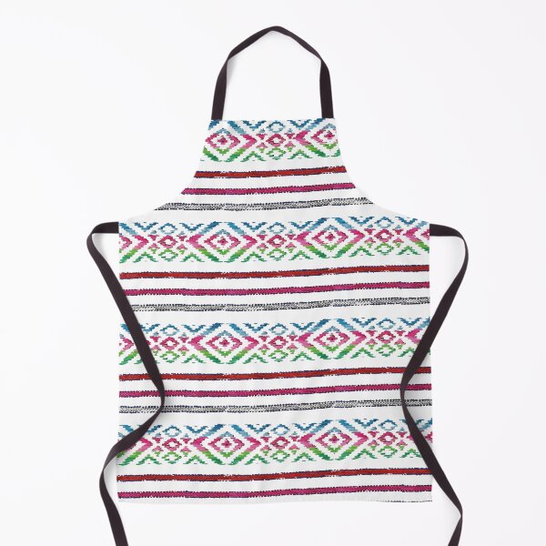 Item preview, Mexican dainty colorful print rebozo blanket aztec motive authentic poncho serape cambaya designed and sold by T-Mex.