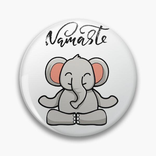 Item preview, yogi elephant - namaste designed and sold by SageYogaRetreat.