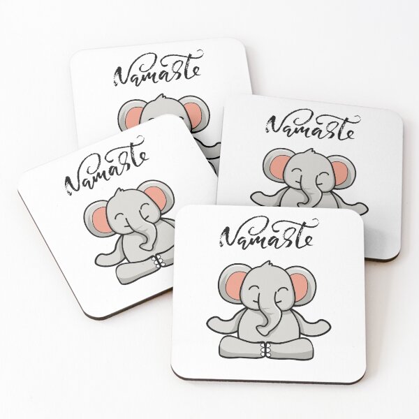 Item preview, yogi elephant - namaste designed and sold by SageYogaRetreat.